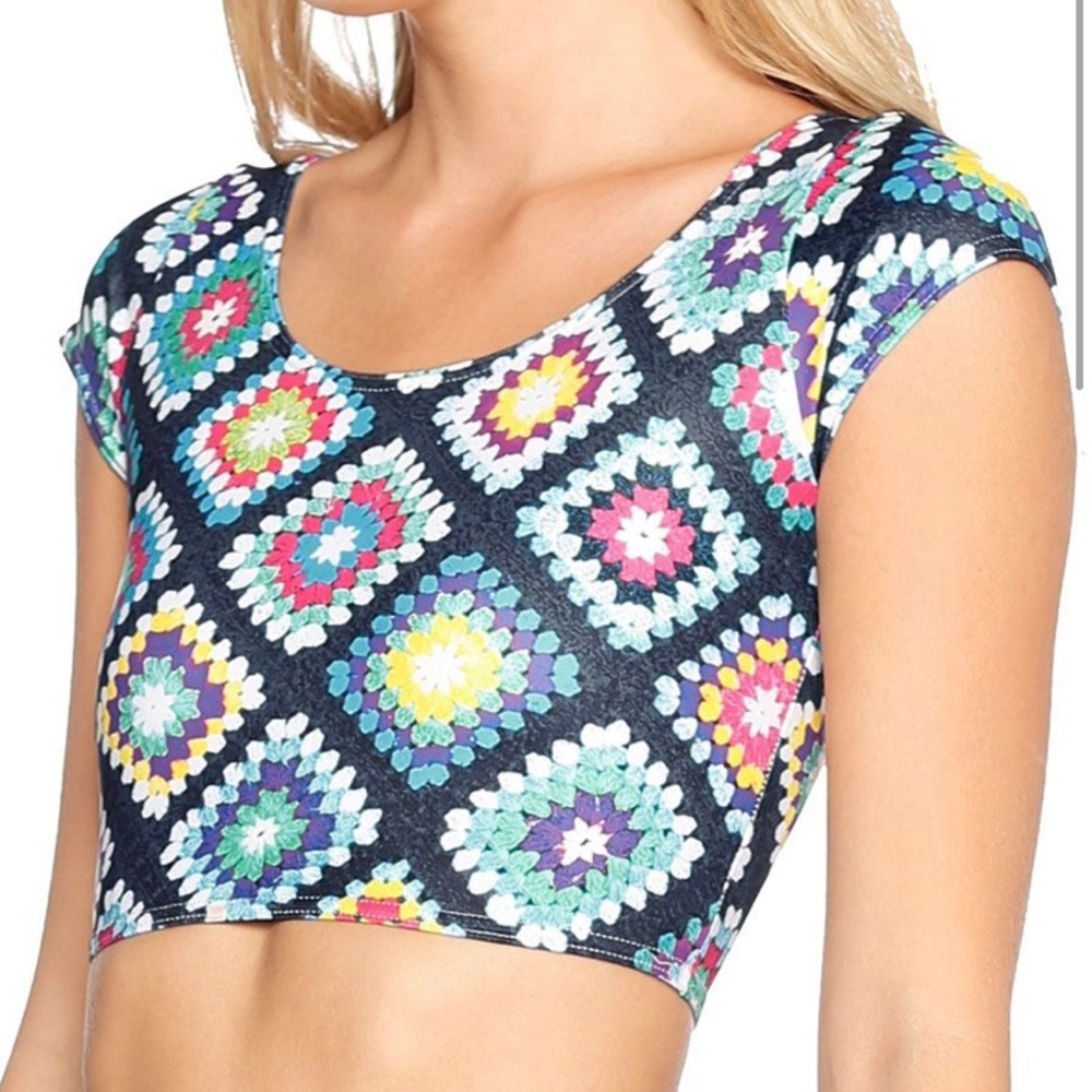 Black Milk quilted nana top